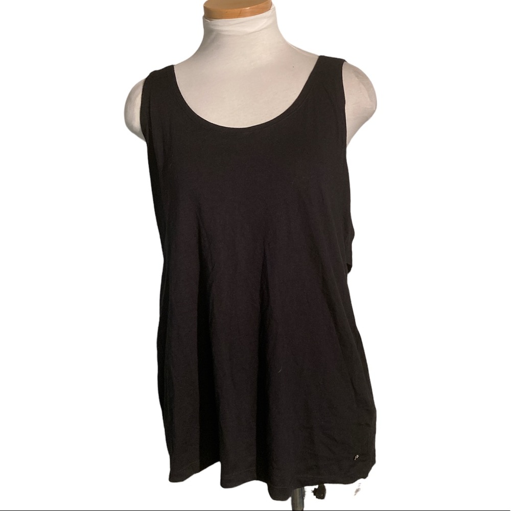 Fabletics Lauren Black Tank Strappy Back Size XXL - Picture 2 of 8